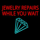 Jewelry Repairs While You Wait Logo Handmade Art Neon Sign