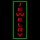 Jewelry Vertical Green Border Handmade Art Neon Sign