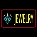 Jewelry With Red Border Handmade Art Neon Sign