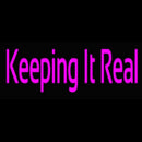 Keeping It Real Handmade Art Neon Sign
