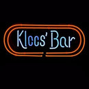 Kloos Bar Logo Handmade Art Neon Sign