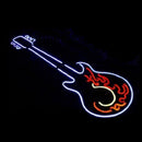LIVE MUSIC GUITAR Handmade Art Neon Sign