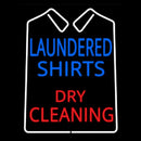 Laundered Shirts Handmade Art Neon Sign