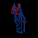 Law Office Logo Handmade Art Neon Sign