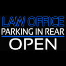 Law Office Open Handmade Art Neon Sign