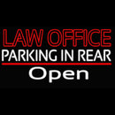 Law Office Open Handmade Art Neon Sign