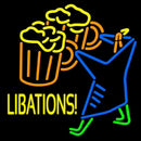 Libations Handmade Art Neon Sign