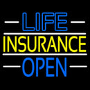 Life Insurance Open Block Handmade Art Neon Sign