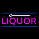 Liquor With Arrow Handmade Art Neon Sign