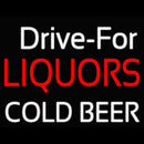 Liquors Cold Beer Handmade Art Neon Sign