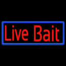 Live Bait Handmade Art Neon Sign