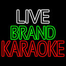 Live Band Karaoke Handmade Art Neon Sign