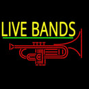 Live Bands Block 2 Handmade Art Neon Sign