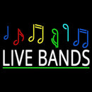 Live Bands Block 2 Handmade Art Neon Sign