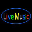 Live Music 2 Handmade Art Neon Sign