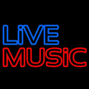 Live Music Block Mic Logo Handmade Art Neon Sign