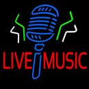 Live Music Mike 2 Handmade Art Neon Sign