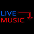 Live Music Handmade Art Neon Sign
