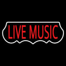 Live Music Red 1 Handmade Art Neon Sign