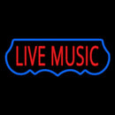 Live Music Red 2 Handmade Art Neon Sign