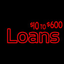 Loans Handmade Art Neon Sign