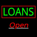 Loans Open Handmade Art Neon Sign