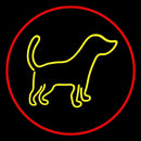 Logo Dog 2 Handmade Art Neon Sign