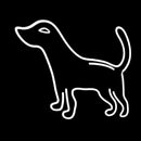 Logo Dog Handmade Art Neon Sign
