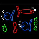 Logo Fish Handmade Art Neon Sign