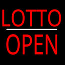 Lotto Block Open White Line Handmade Art Neon Sign