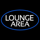 Lounge Area Oval With Blue Border Handmade Art Neon Sign