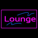 Lounge Rectangle Pink Handmade Art Neon Sign