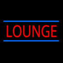 Lounge With Blue Lines Handmade Art Neon Sign