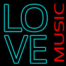 Love Music Handmade Art Neon Sign