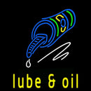 Lube And Oil Handmade Art Neon Sign