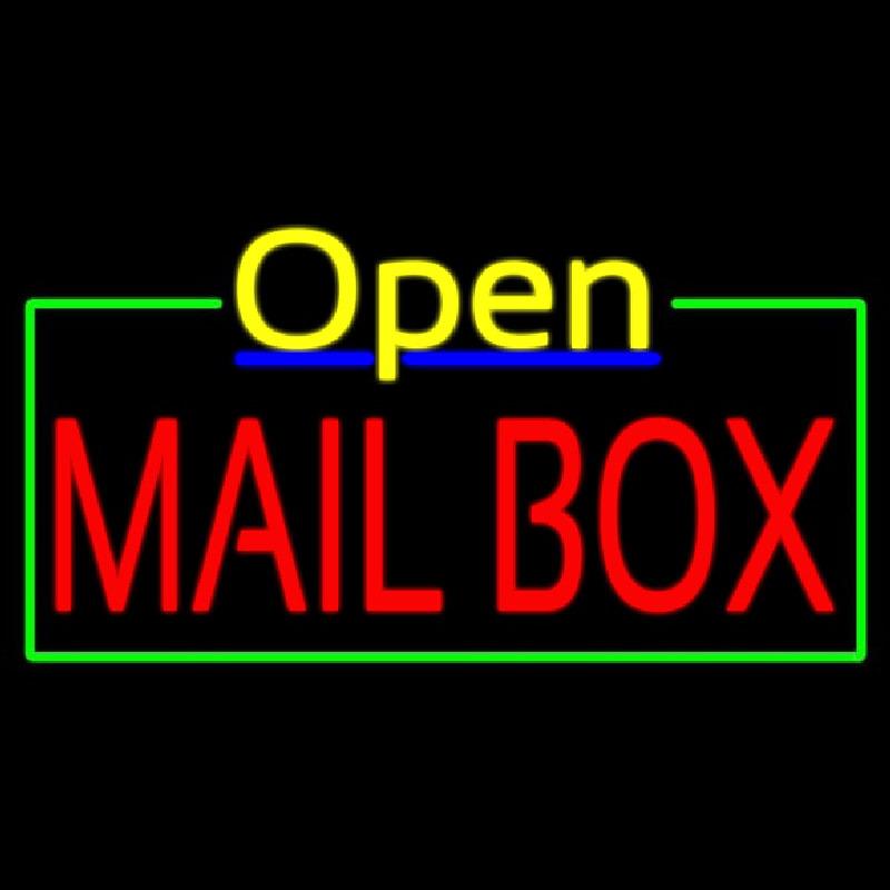 Mailbox Open Handmade Art Neon Sign