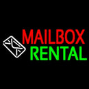 Mailbox Rental Logo Handmade Art Neon Sign