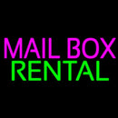 Mailbox Rental Handmade Art Neon Sign