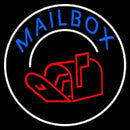 Mailbox With Logo Circle 1 Handmade Art Neon Sign