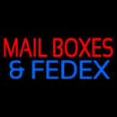 Mailboxes And Fedex Handmade Art Neon Sign