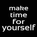 Make Time For Yourself Handmade Art Neon Sign