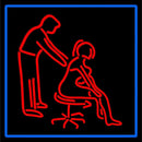 Male Female Massage Logo Handmade Art Neon Sign