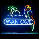 Man Cave Parrot Handmade Art Neon Sign