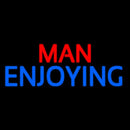 Man Enjoying Strip Gal Handmade Art Neon Sign