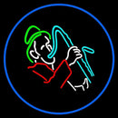 Man With Saxophone Handmade Art Neon Sign