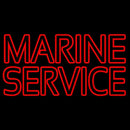 Marine Service Handmade Art Neon Sign