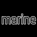 Marine White Handmade Art Neon Sign