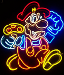 Mario Nintendo neon sign  Handmade Art Neon Sign