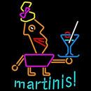 Martinis Handmade Art Neon Sign