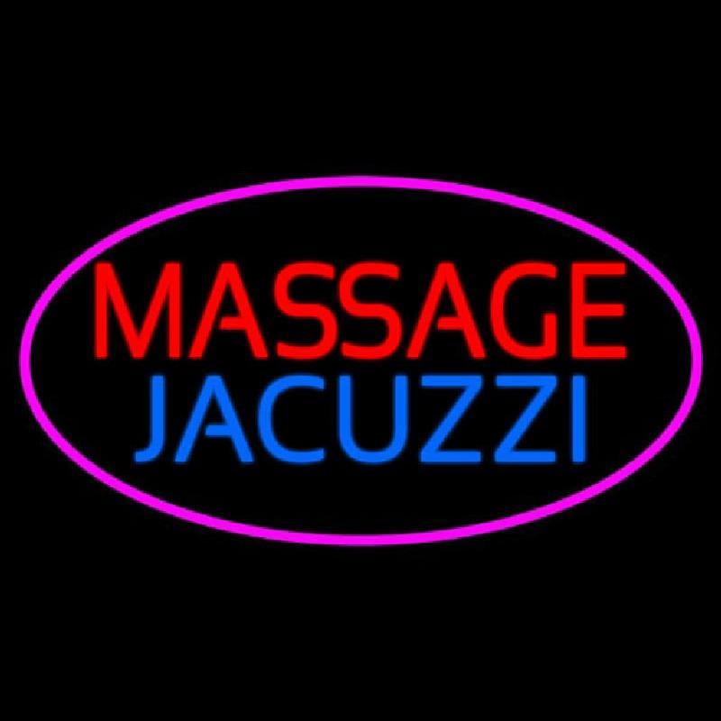Massage And Jacuzzi Handmade Art Neon Sign